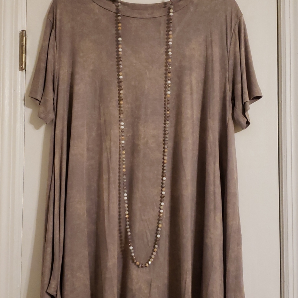 60in Crystal Beaded Neclace(Shirt not included)